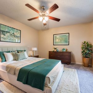 Bedroom furnished